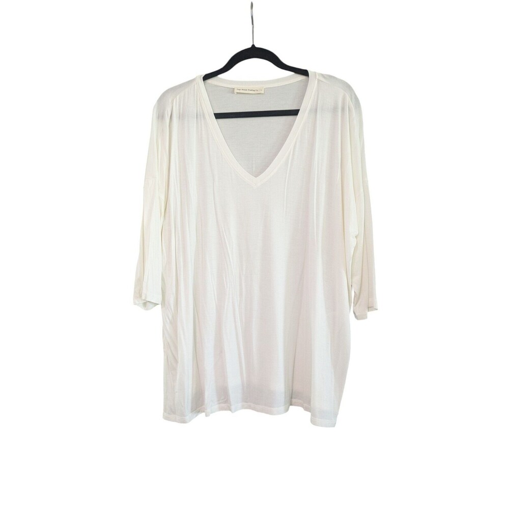Sage Brush Trading Co. Women's L Sage Off White Sleeve Knit Top